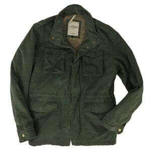 Jack & Jones JORO Military Jacket - Sherpa Lining– Size L